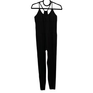 Black Women's Strappy Jumpsuit